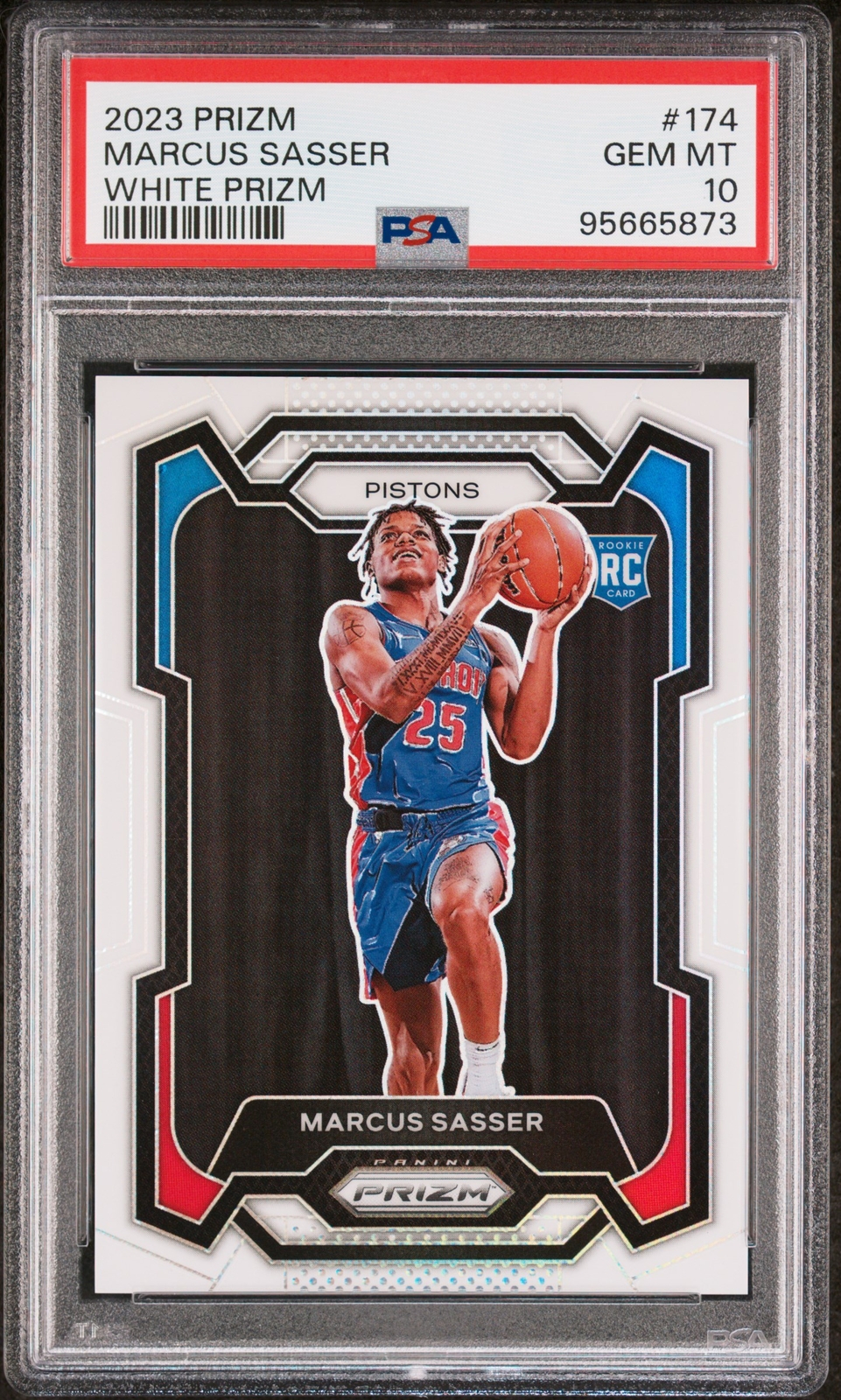 2023 prizm sasser white psa10 175シリRC