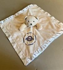Milwaukee Brewers Plush Lovey Security Baby Blanket Bear satin MLB Baby Fanatic