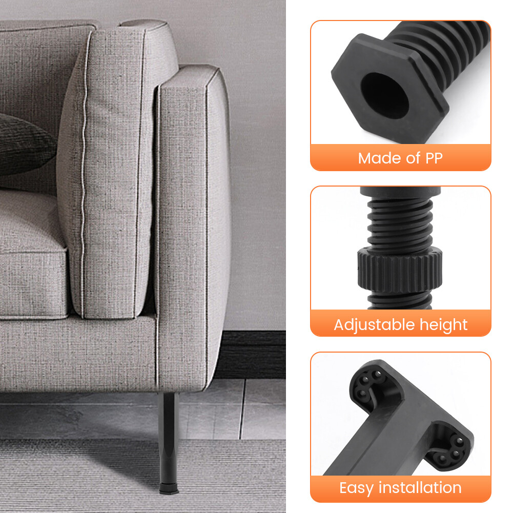 4pcs-with-screw-home-adjustable-height-for-bed-frame-center-support-leg