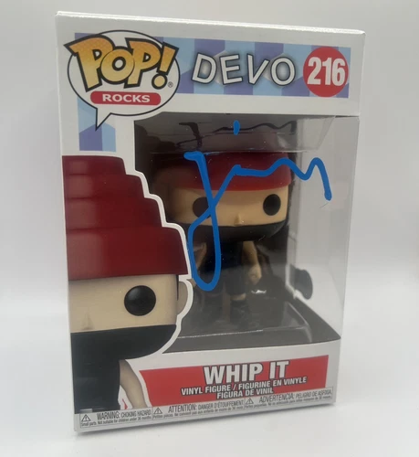 GERALD CASALE SIGNED SATISFACTION DEVO FUNKO POP - BECKETT COA