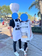 Bun in the Oven and Bun Make Couples Costume One Size Very Lightly Used