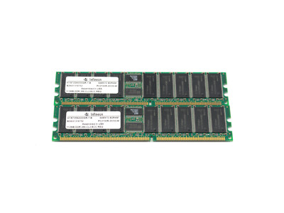Infineon - HYS72D64500GR-7-B - 512MB DDR-266/PC-2100 Registered ECC DIMM x 2