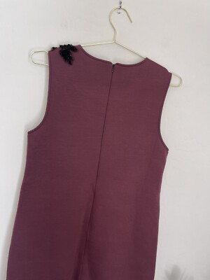 anthropologie textured shift mini dress English Factory 3D Mini Shift Dress