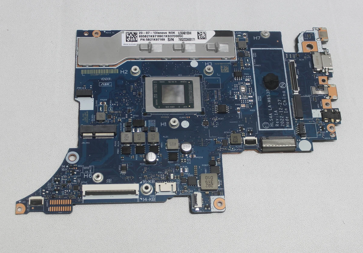 5B21K97169 Lenovo Mb 82Xg R7-7730 Uma 16G Tfhdrm Ideapad Slim 5 