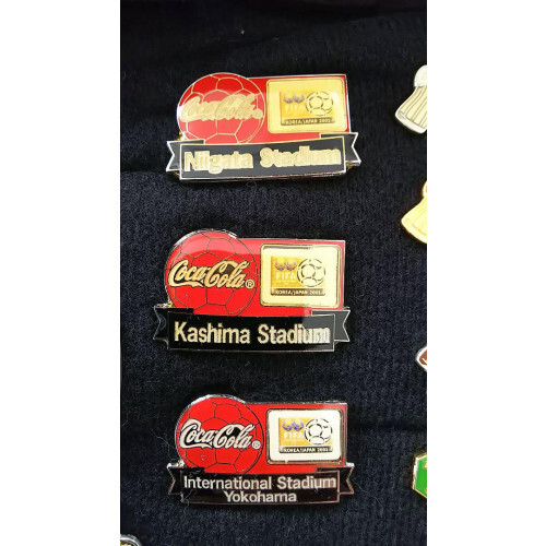 2001 FIFA Confederations Cup Coca-Cola pin badge set | eBay