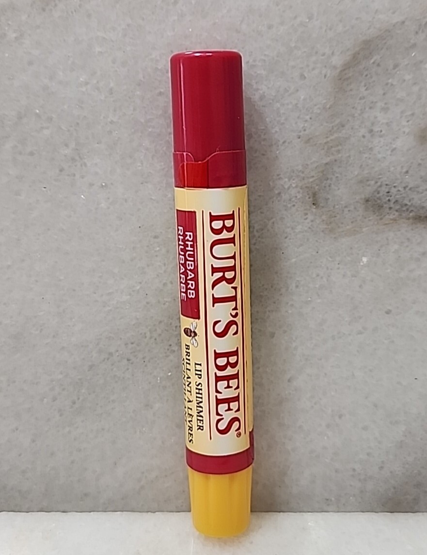 Burt's Bees Rhubarb Lip Shimmer Red 💋 792850403994 eBay