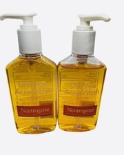 2 Pack Neutrogena Oil-Free Acne Wash 6 oz NEW Lot