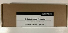 Cyber Power - 8 Outlet Surge Protector - 4' Cord