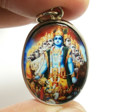 VISHVARUPA UNIVERSAL OMNI FORM OF GOD DEITY VISHNU HINDU MIRACLE AMULET PENDANT