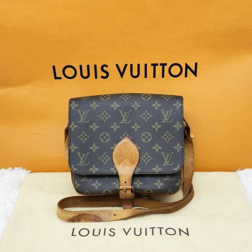 Authentic Louis Vuitton Cartesier Monogram Vintage Crossbody Bag M51254
