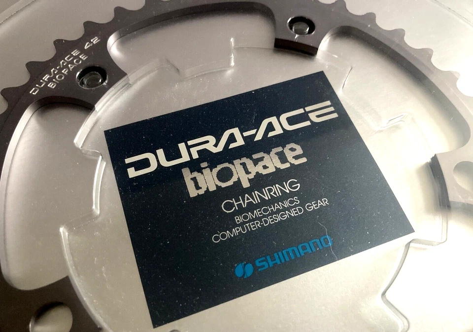 New Shimano Dura Ace Biopace Chainring 42t 130mm BCD Track NOS - Image 2 of 4