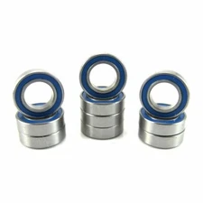 TRB RC 8x14x4mm Precision Ball Bearings ABEC 3 Rubber Sealed BLU (10)