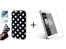 TPU Case Cover Frame For Samsung Galaxy Note II N7100 + Film New