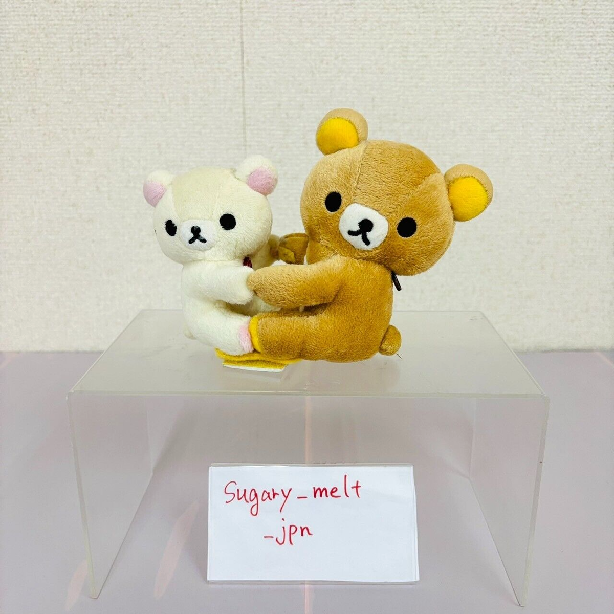 San-X Rilakkuma Korilakkuma Plush Hug Accessory Case Brown White