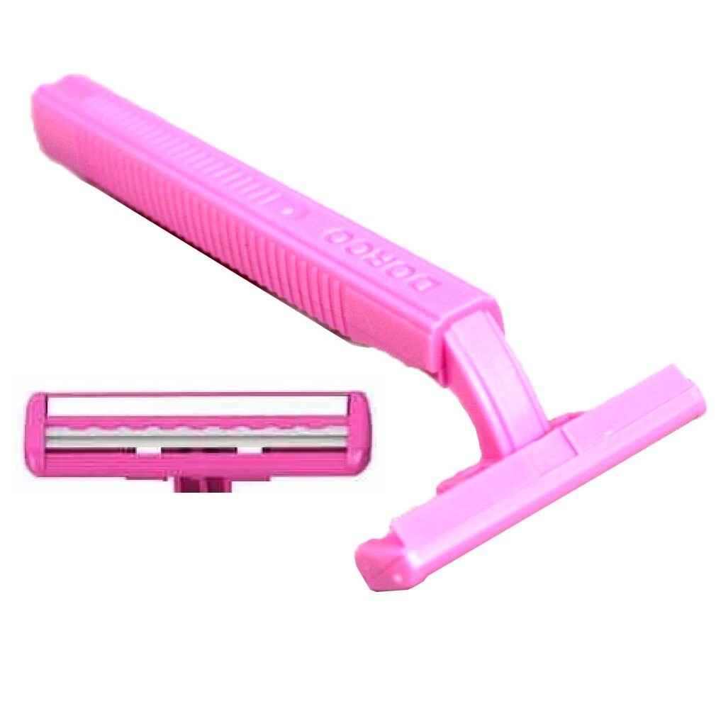 8 Pks Dorco TG708 Fixed Twin Blade Women Razor 10/Pk Total 80 Disposable Razors