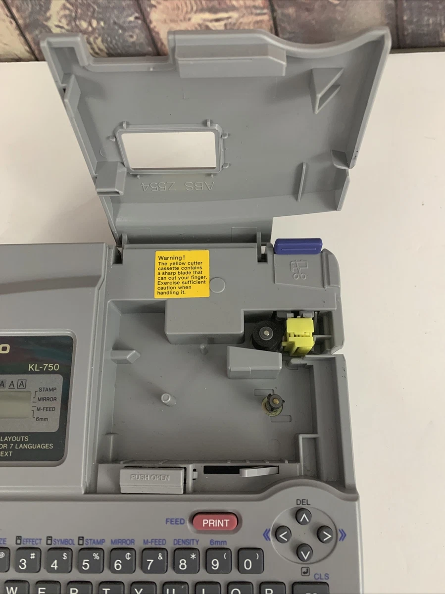 Casio kl 750 label tape sale