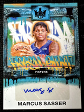 2023-24 Panini Court Kings - Marcus Sasser - Fresh Paint (Auto) Purple /49