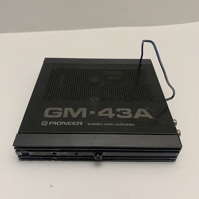 Vintage Pioneer GM-43A Car Stereo Amplifier Amp 30w+30w | eBay