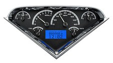 Dakota Digital 55-59 Chevy Pickup Truck Analog Gauges Black Blue Vhx-55c-pu-k-b Dakota Digital 55-59 Chevy Pickup Truck Analog Gauges Black Blue Vhx-55c-pu-k-b
