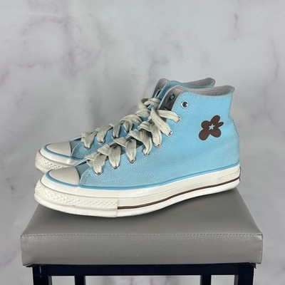 Converse x Golf le Fleur Chuck 70 High Gulf Stream Blue Size10 Tyler The Creator