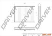 Dr!Ve+ Innenraumfilter FüR Ford Fiesta Vi Ecosport Hf Hj 1.0 Ecoboost Jk 1.6