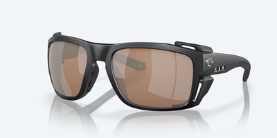 Costa Del Mar KING TIDE 8 POLARIZED Sunglasses Black Pearl Copper Silver 580G