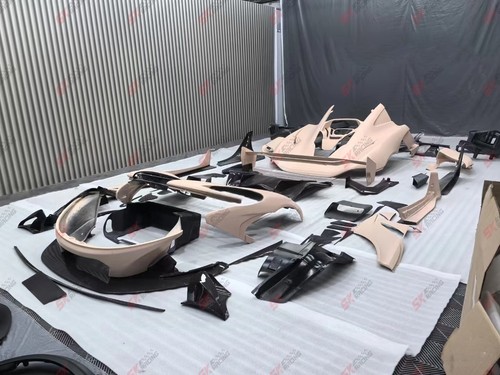 Kits de carrocería de fibra de carbono seca actualizados al alerón de parachoques delantero trasero GTR para Mclaren P1 - Imagen 15 de 24