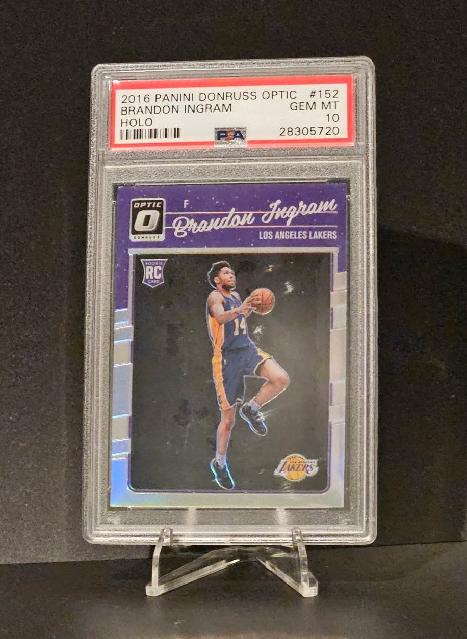 PSA 10 GEM MINT 2016-17 PANINI DONRUSS OPTIC SILVER HOLO ROOKIE BRANDON INGRAM