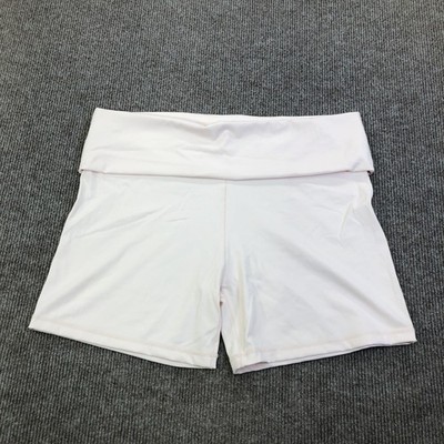 Demetra For Aeropostale Biker Shorts Womens L Pink 4.5'' High Waist Buttery Soft
