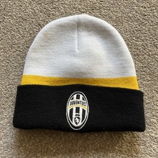 Juventus Beanie Hat Football Calico One Size Official Juve Vintage