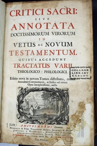 1698 A Monumental Work in Biblical Scholarship GENESIS & EXODUS Bible CATHOLIC - Picture 2 of 7