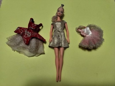 1976 Vintage Ballerina Barbie doll w/ two HTF Tchaikovsky's Nutcracker Gowns