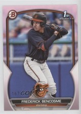 2023 Bowman Prospects Pink 167/175 Frederick Bencosme #BP-35 0s15