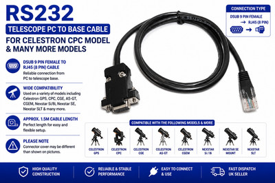TELESCOPE PC TO BASE CABLE FOR NEXSTAR 5i MODEL