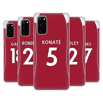 LIVERPOOL FC 2025/26 PLAYERS HOME KIT 2ND GROUP GEL CASE FOR SAMSUNG PHONES 1