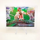 2025 Panini Prizm- Patrick Mahomes II #8 Prizm Break Green Prizm