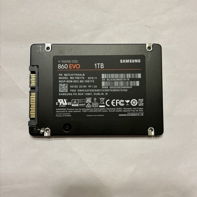 Samsung 860 EVO Series  1TB 2.5'' SATA SSD Solid State Drive - MZ-76E1T0