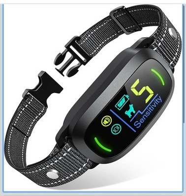 Adjustable & Rechargeable Smart Dog Bark Collar For Dog Training  New
