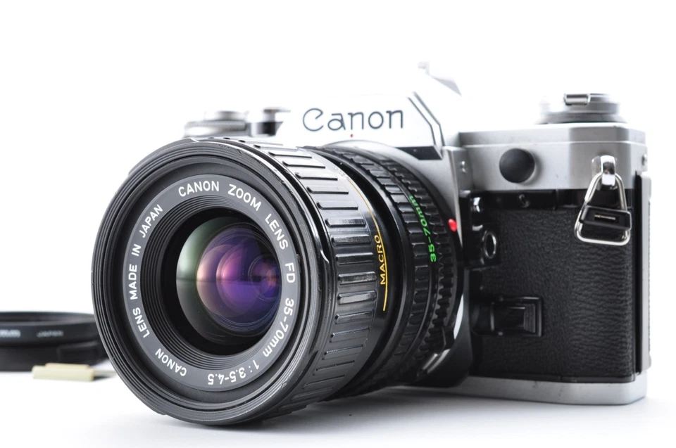 Canon AE-1 Silver / Zoom Lens New FD 35-70mm f/3.5-4.5 Exc+++ Z2357 - Imagen 1 de 4