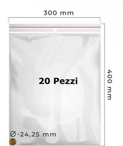Buste Bustine Sacchetti Trasparenti Zip Richiudibili Plastica Varie Misure e QTA - Photo 488/495