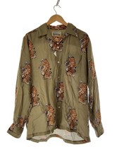 WACKO MARIA Long Sleeve Shirt L Khaki Tiger