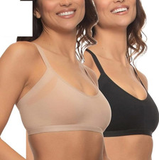 Felina Ladies' Side Smoothing Bra 2 Pack  K31