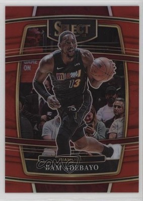 2021-22 Panini Select Concourse Red Prizm 42/199 Bam Adebayo #59 0ud4