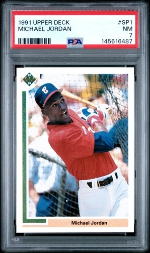 1991 Upper Deck #SP1 Michael Jordan PSA 7