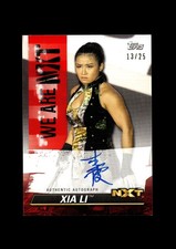 2021 Topps WWE NXT We Are NXT Autographs Red #A-XL Xia Li 13/25