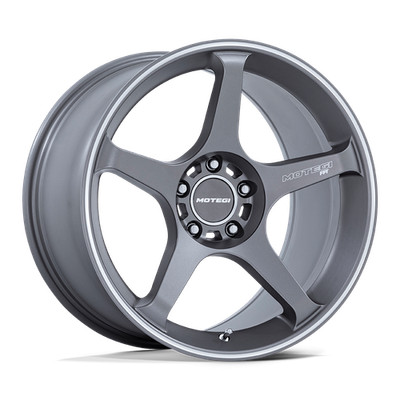18x9.5 Motegi MR159 Battle V Gunzilla Mach Stripe Wheels 5x120 (35mm) Set of 4