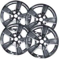 Set Of 4 Chrome 17 Inch Impostor Wheel Skins For 20-22 Ford Mustang Rim Covers Set Of 4 Chrome 17 Inch Impostor Wheel Skins For 20-22 Ford Mustang Rim Covers