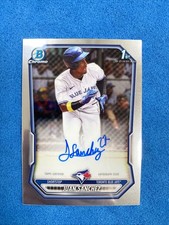 2026 Bowman Baseball Juan Sanchez 1st Chrome Auto CPA-JS Blue jays MLB 