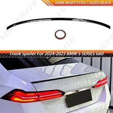 Gloss Black Trunk Spoiler Lip Wing For G60 5 Series I5 G60 525i 530i 2024-2025