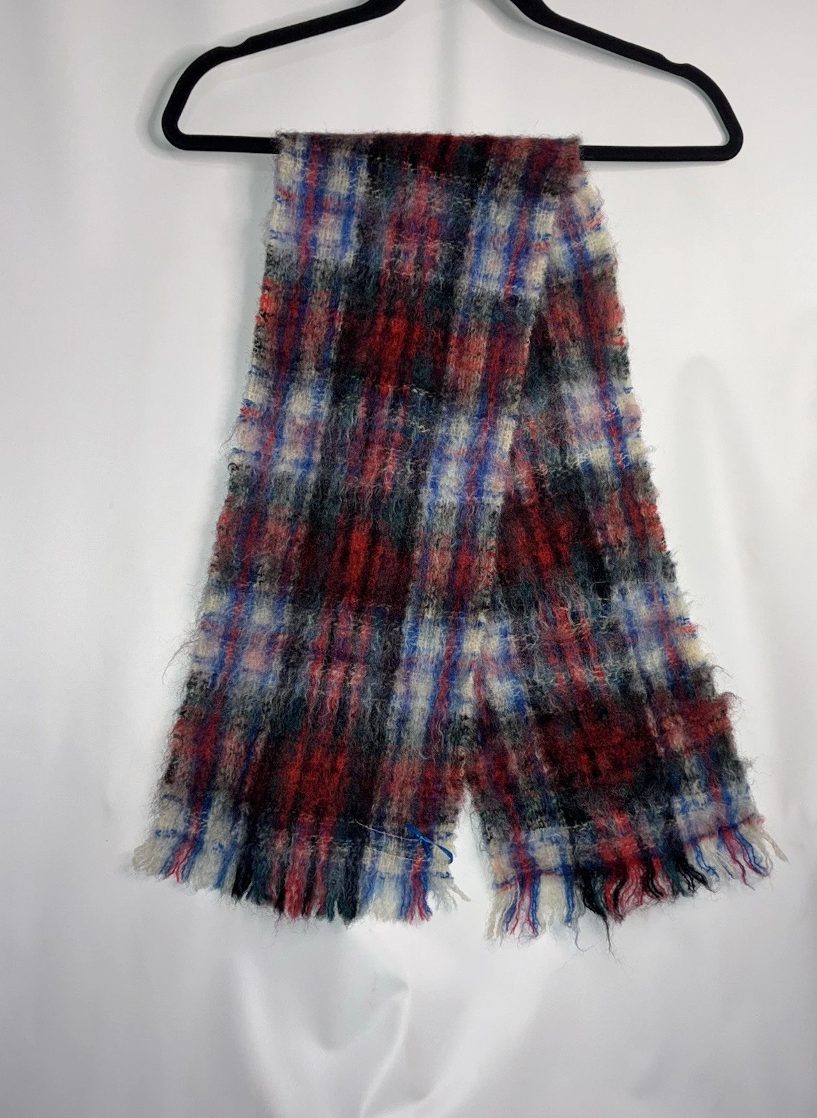 Hilltop Brand Vintage Tartan Mohair Wool Nylon Scarf Red Plaid Made In Scotland
Opens in a new windo